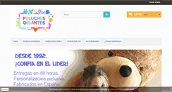 Desktop Screenshot of peluchesgigantes.com